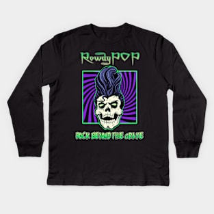 Rock Beyond the Grave Kids Long Sleeve T-Shirt